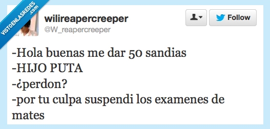 matematicas,examenes,suspender,sandias