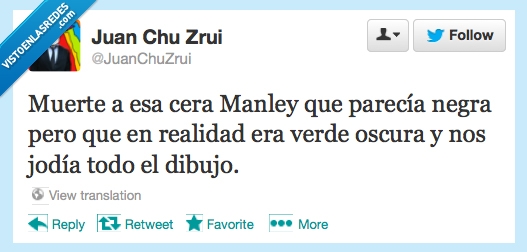 cera,manley,dibujo,negra,verde,mentir,engaño