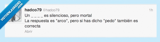 confusiones,arco,respuesta,pedo