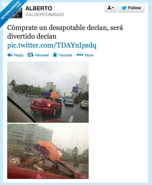 tapar,mojar,lluvia,paraguas,Descapotable,tontacos