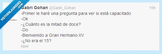 tonto,GH,gran germano,discapacitado,mitad,doce