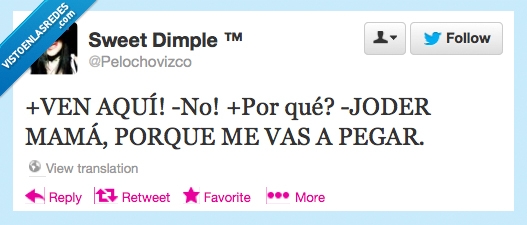 Madre,miedo,corre,ven,pegar,no,huye