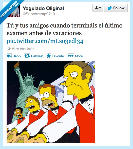 los simpson,vacaciones,felicidad maxima,examenes