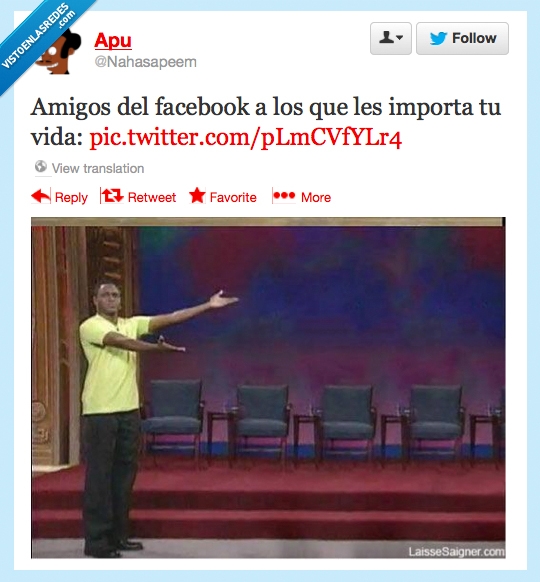 amigos,facebook,importar,tu vida,apu,twitter,nadie,vacio