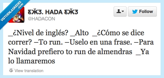 perfecto,ingles,correr,turron,to run,almendra