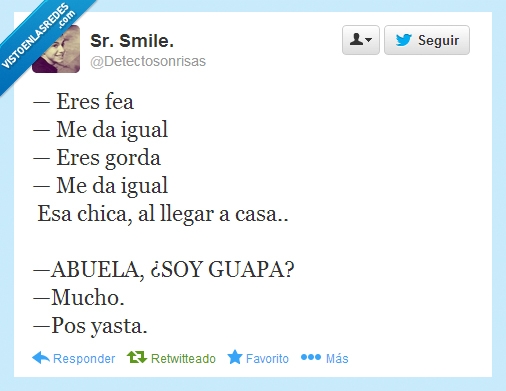 fea,gorda,nieta,guapa,abuela,historia