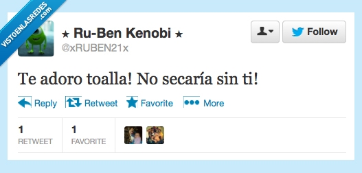 Adoro,Toalla,Secaría,se que haria