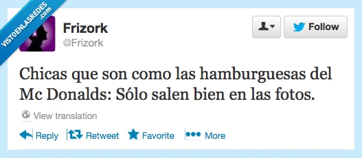 mcdonalds,comparacion,salir,bien,foto,guapa,fotogenica. truño en la realidad,chicas