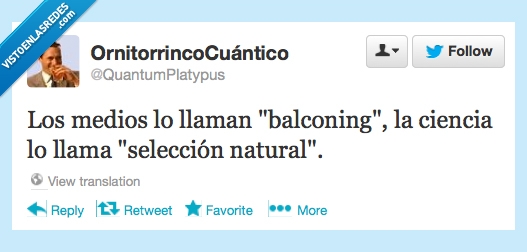 matar,ciencia,selección natural,Balconing,tonto