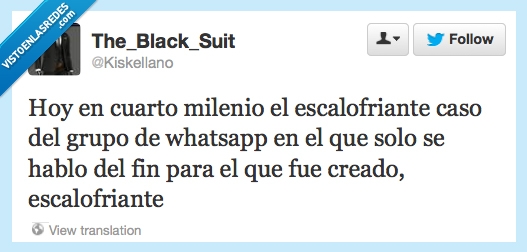 ni un solo spam,escalofriante,grupo whatsapp,cuarto milenio,tema