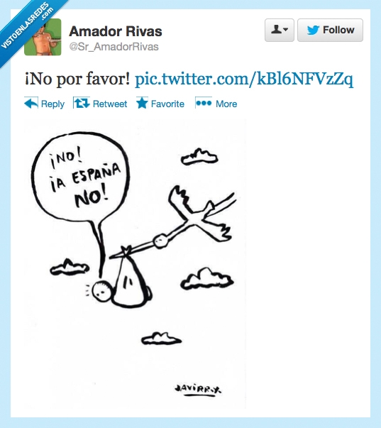 pajaro,España,crisis,bebé,cigüeña