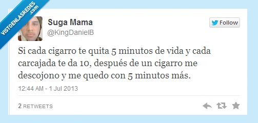 tabaco,risa,minutos,diez,cinco,sumar,sobran