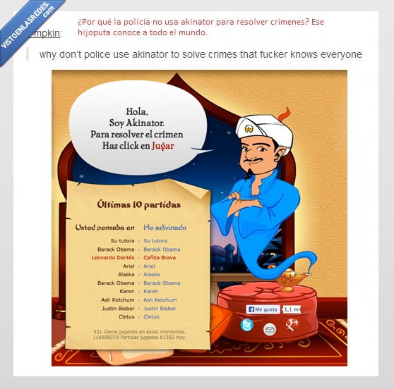 akinator,genio,policia,crimenes,encontrar,asesino,preguntar