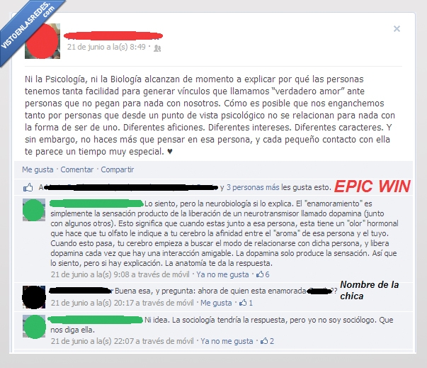 anatomia,sociologo,razon,dopamina,biologia,amor,porque