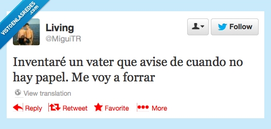 PIIIIP No hay papel,Papel,avisar,lavabo,Vater