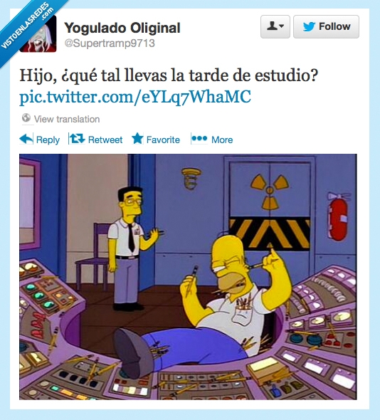 tarde,simpson,vago,estudio,comer,central,lapiz,graimito,frank grimes