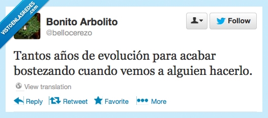 bostezar,ver,contagia,evolución,años,bostezo