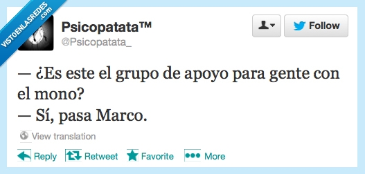 Marco,mono,grupo,apoyo,gente,droga