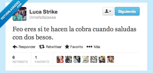 dos,besos,cobra,ligar,feo,twitter,humor