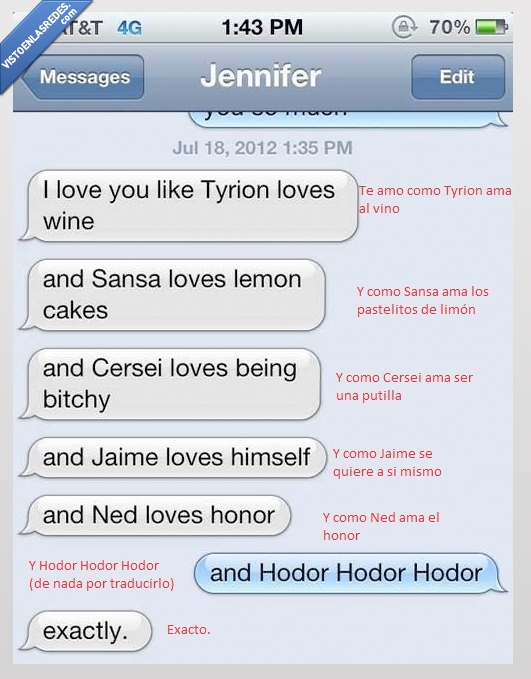 tyrion,cersei,sansa,amor,jaime,lannister,hodor,ned