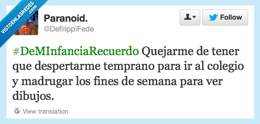 infancia,recuerdos,dibujitos,madrugar,dibujos,televisión,escuela,colegio