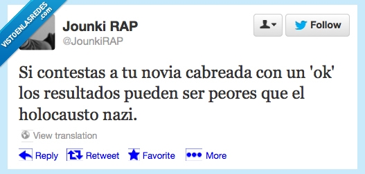 ok,novia,nazi,nazis,peor,enfadada,holocausto