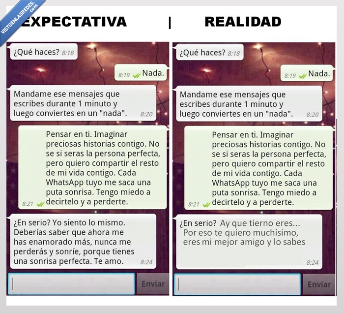 forever alone,expectativa,realidad,amigos,amor,declarar,mejor