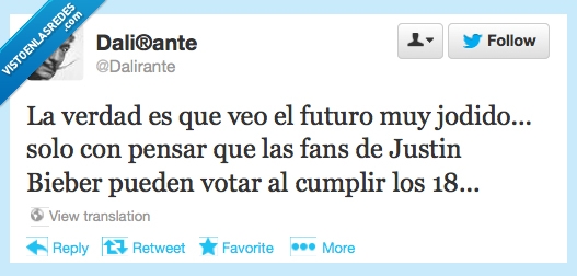 años,dalirante,futuro,jodido,negro,justin bieber,votar,18,S18