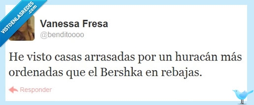 Bershka,rebajas,huracan,orden,desorden