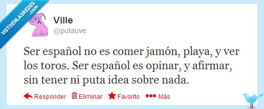 jamon,toros,playa,español,opinar,ni idea,S18