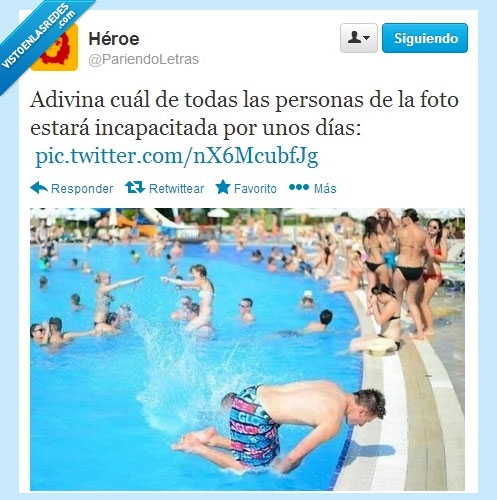 incapacitado,piscina,dias,trabajo,dolor