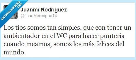 felicidad,punteria,ambientador,WC