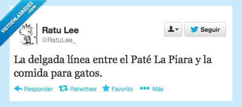 oler,comida para gatos,paté la piara,textura