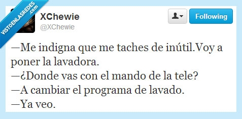 inutil,lavadora,lavar,tele,mando