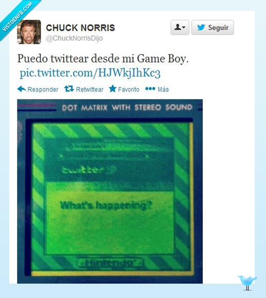 twitter,Chuck Norris,game boy