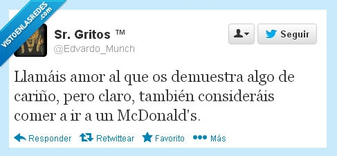 amor,comer,mcdonalds,cariño
