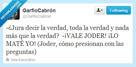 presionar,preguntas,asesino,matar,juez,verdad