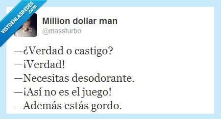 twitter,feo,gordo,desodorante,reto,verdad,juego