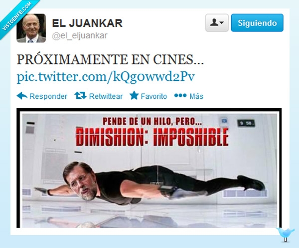 cine,imposible,dimision,Rajoy