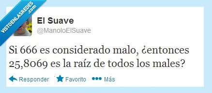 raíz cuadrada,666,raíz del mal