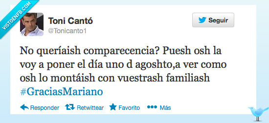 mariano rajoy,imitación,upyd,toni canto,política