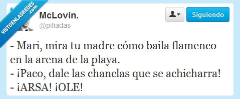 flamenco,bailar,achicharra,playa,calor,madre