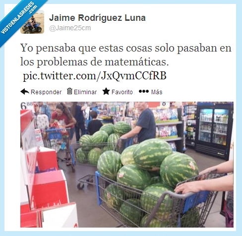 Melón,Problema,Matemáticas,Absurdo,sandia,fruta,comprar