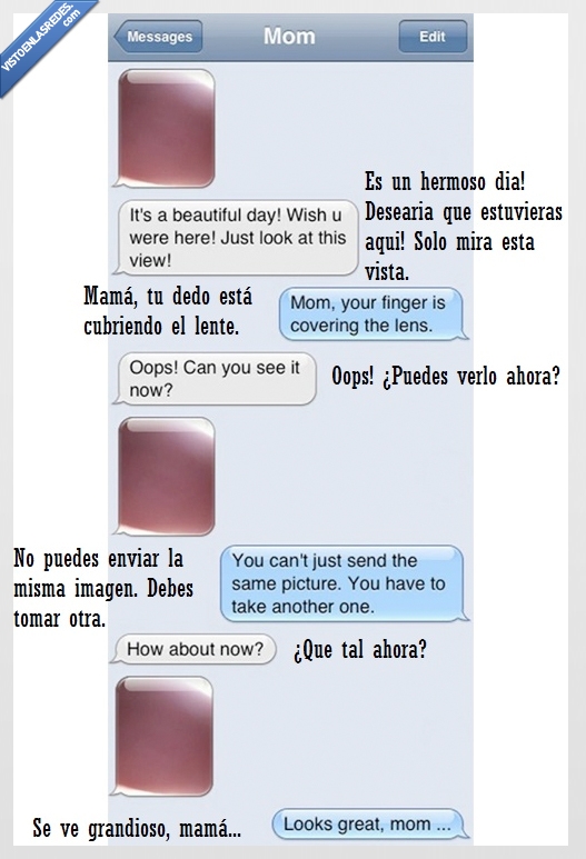 whatsapp,madre,foto,dedo,genial