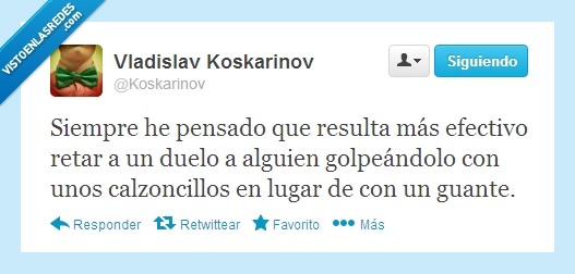 duelo,calzoncillos,guante