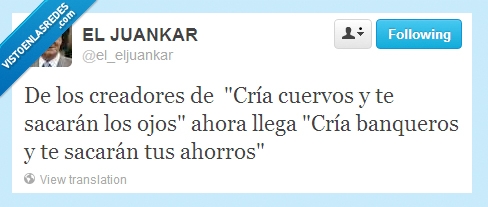 banqueros,ahorros,criar,cuervos,banco