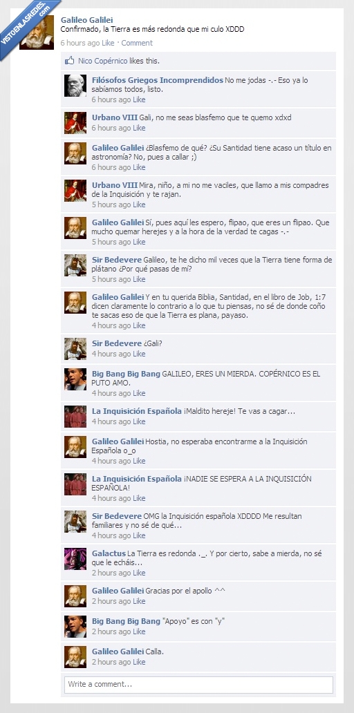 galileo,tierra,plana,redonda,galactus,belvedere,inquisicion