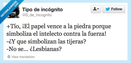 tijera,vence,papel,intelecto,fuerza,simboliza