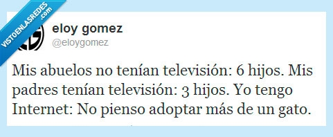 televisor,Internet,yo,padres,hijos,abuelos