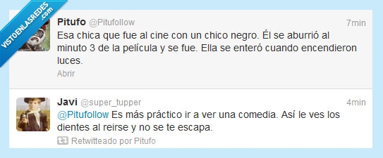 negro,chica,comedia,dientes,reir